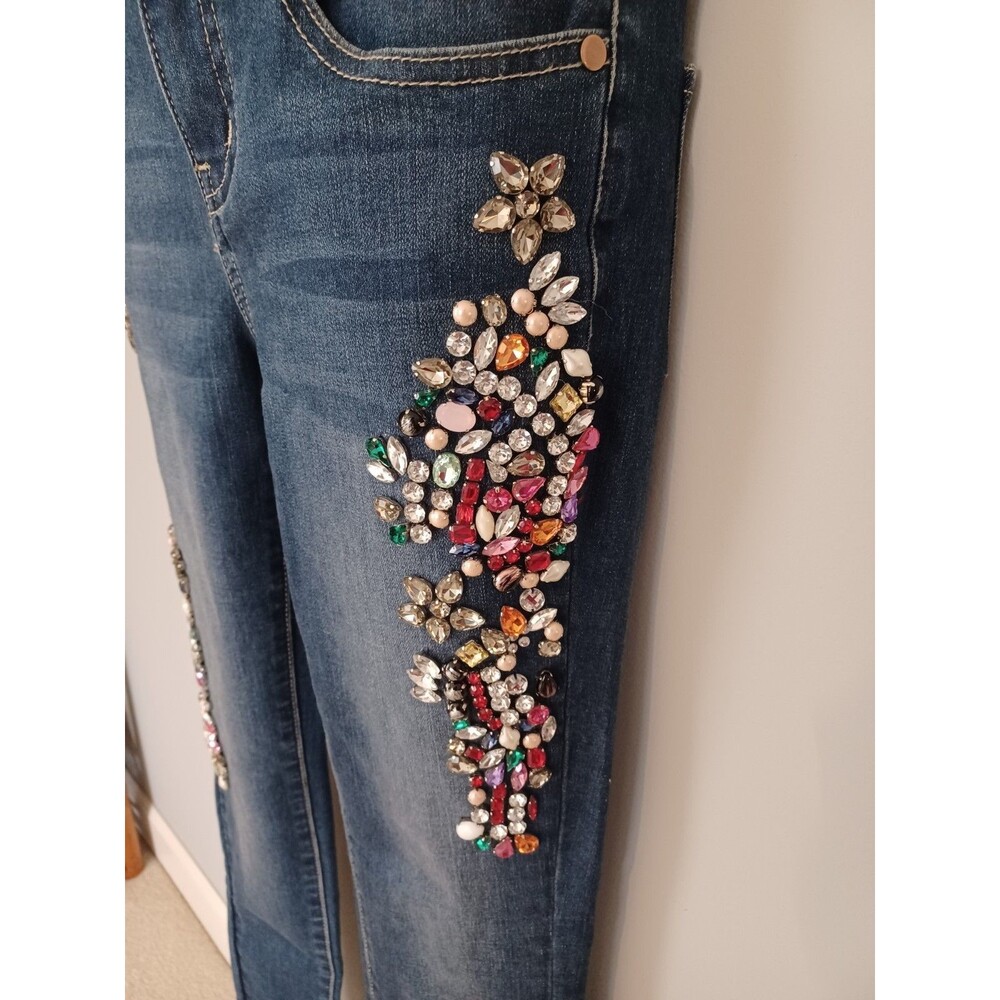 Boston Proper Embellished Jeans Sz 24 XS - Picture 2 of 7